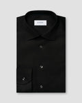 Eton Solid Black Signature Twill Shirt