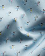 Eton Light Blue Cocktail Print Signature Poplin Shirt