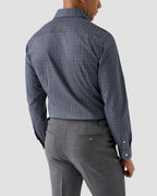 Eton Blue Floral Signature Twill Shirt