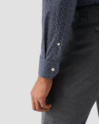 Eton Blue Floral Signature Twill Shirt