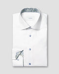 Eton Signature Twill Shirt with Floral Details
