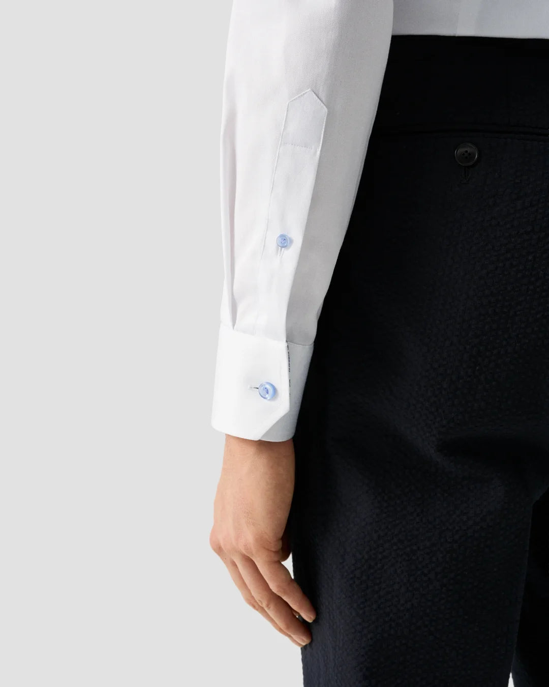 Eton Signature Twill Shirt with Floral Details