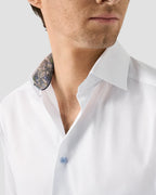 Eton Signature Twill Shirt with Floral Details