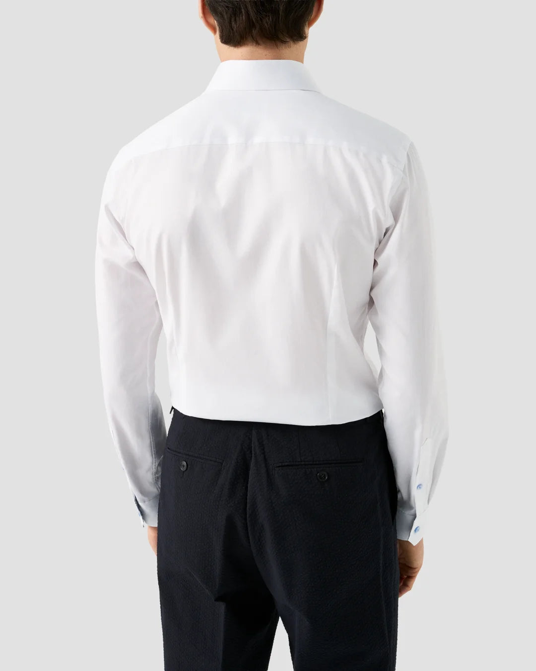 Eton Signature Twill Shirt with Floral Details