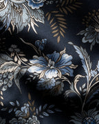 Eton Navy Floral Print Signature Twill Shirt