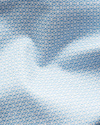 Eton Blue Geometric Print Signature Twill Shirt