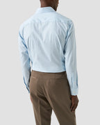 Eton Blue Geometric Print Signature Twill Shirt