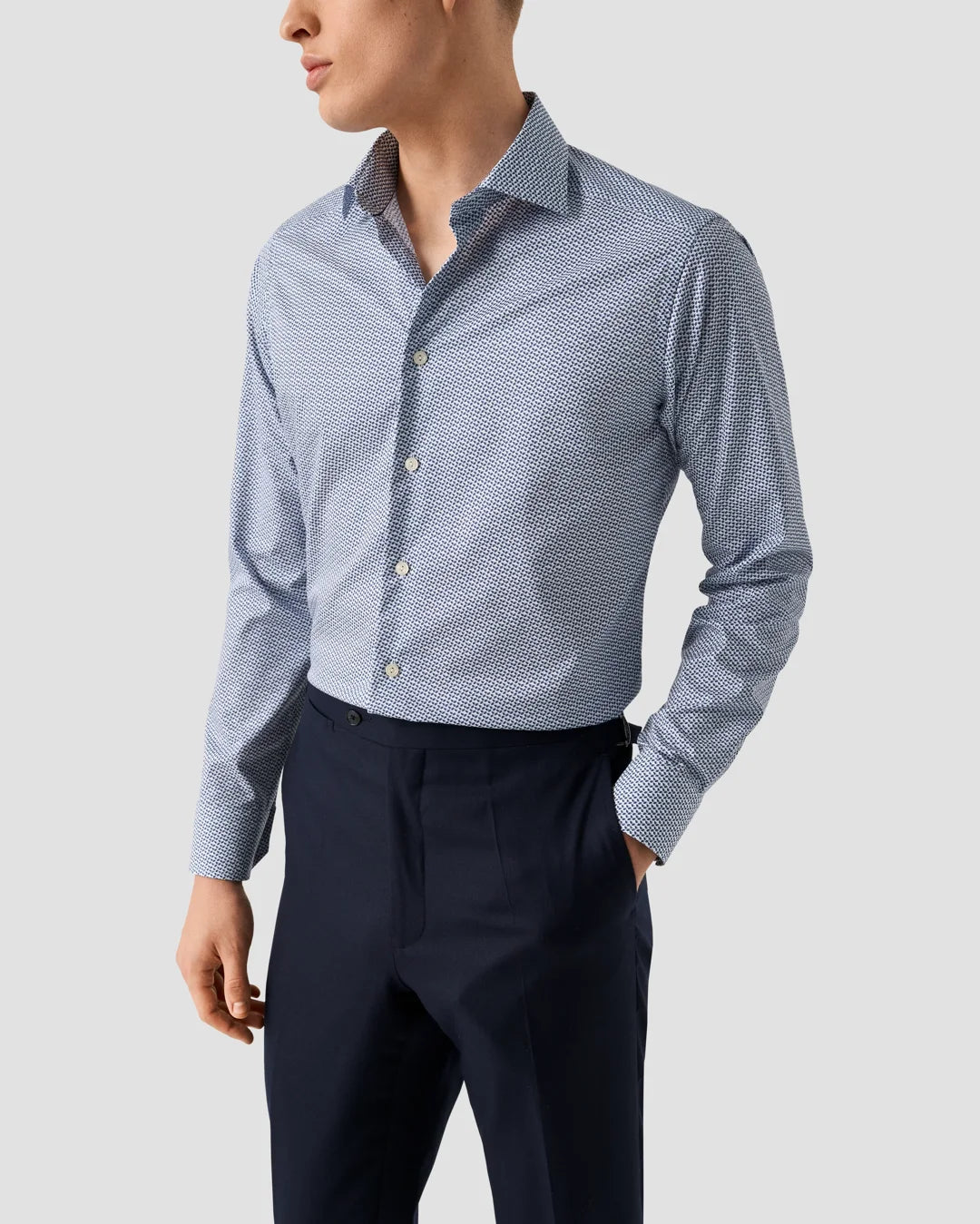 Eton Geometric Signature Twill Shirt