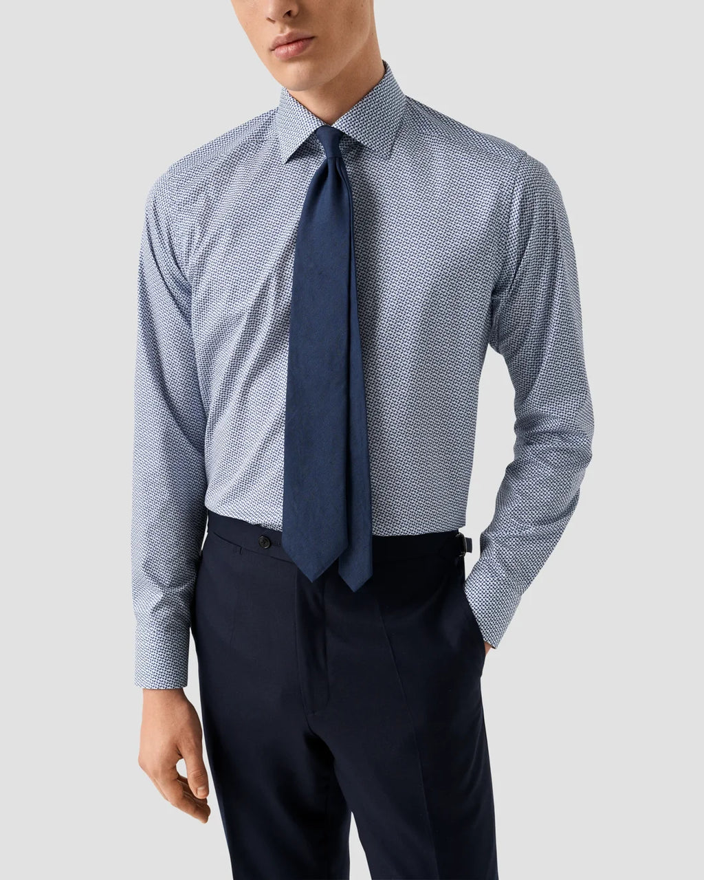 Eton Geometric Signature Twill Shirt