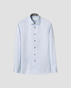 Eton Paisley Effect Light Blue Signature Twill Shirt