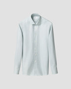 Eton Light Green Semi Solid Signature Twill Shirt