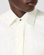 Eton Lurex Paisley Bib Evening Shirt