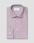 Eton Purple Fine Check Signature Twill Shirt