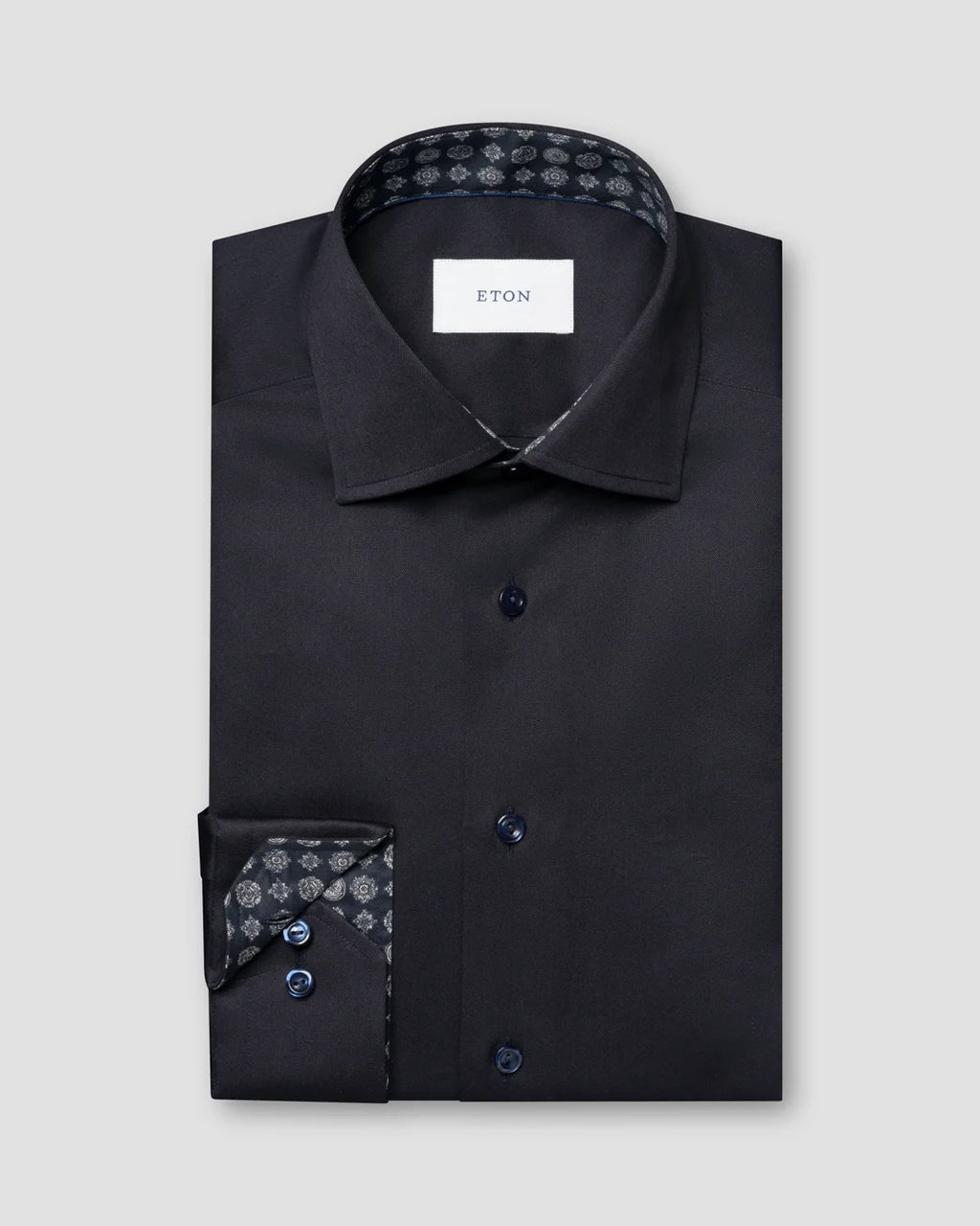 Eton Geometric Effect Signature Twill Shirt
