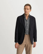 Eton Geometric Print Cotton Tencel™ Lyocell Shirt