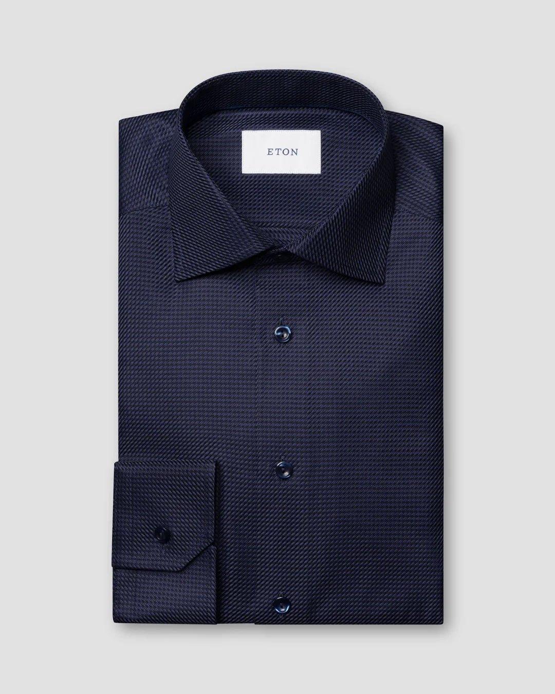 Eton Houndstooth King Twill Shirt