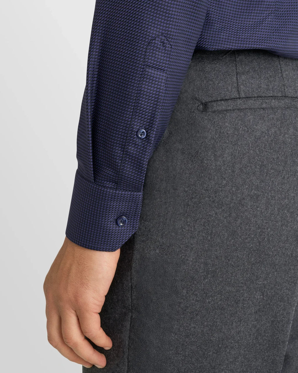 Eton Houndstooth King Twill Shirt