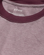 Eton Burgundy Filo di Scozia T-Shirt