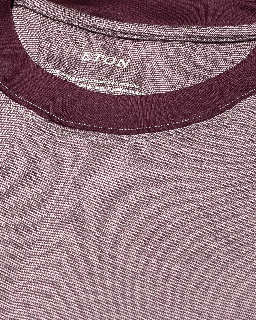 Eton Burgundy Filo di Scozia T-Shirt