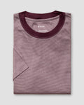 Eton Burgundy Filo di Scozia T-Shirt