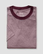 Eton Burgundy Filo di Scozia T-Shirt