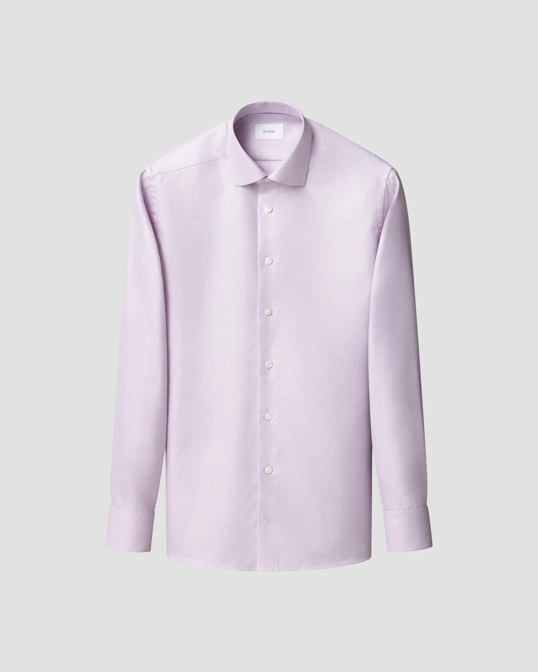 Eton Pink Herringbone Signature Dobby Shirt