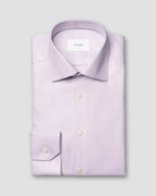 Eton Pink Herringbone Signature Dobby Shirt