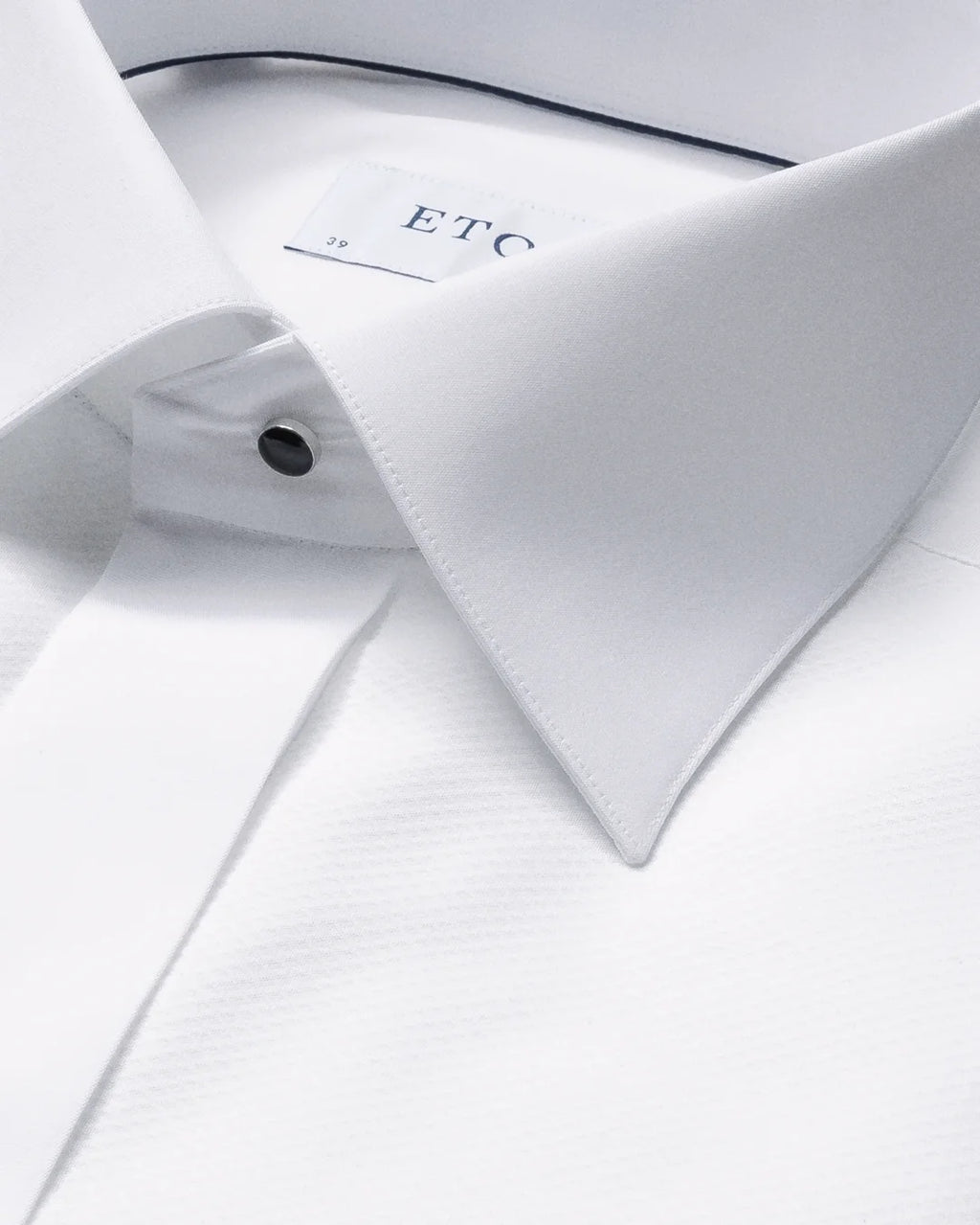 Eton White Piqué Tuxedo Shirt