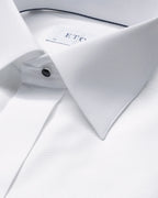 Eton White Piqué Tuxedo Shirt