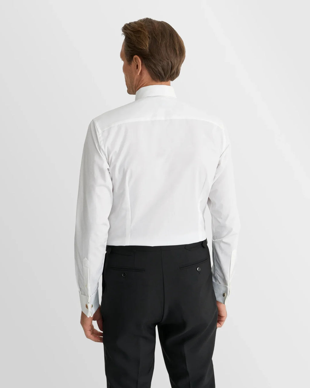 Eton White Piqué Tuxedo Shirt