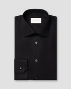 Eton Black Semi Solid Supima 120 Shirt