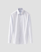 Eton Light Blue Micro Print Poplin Shirt