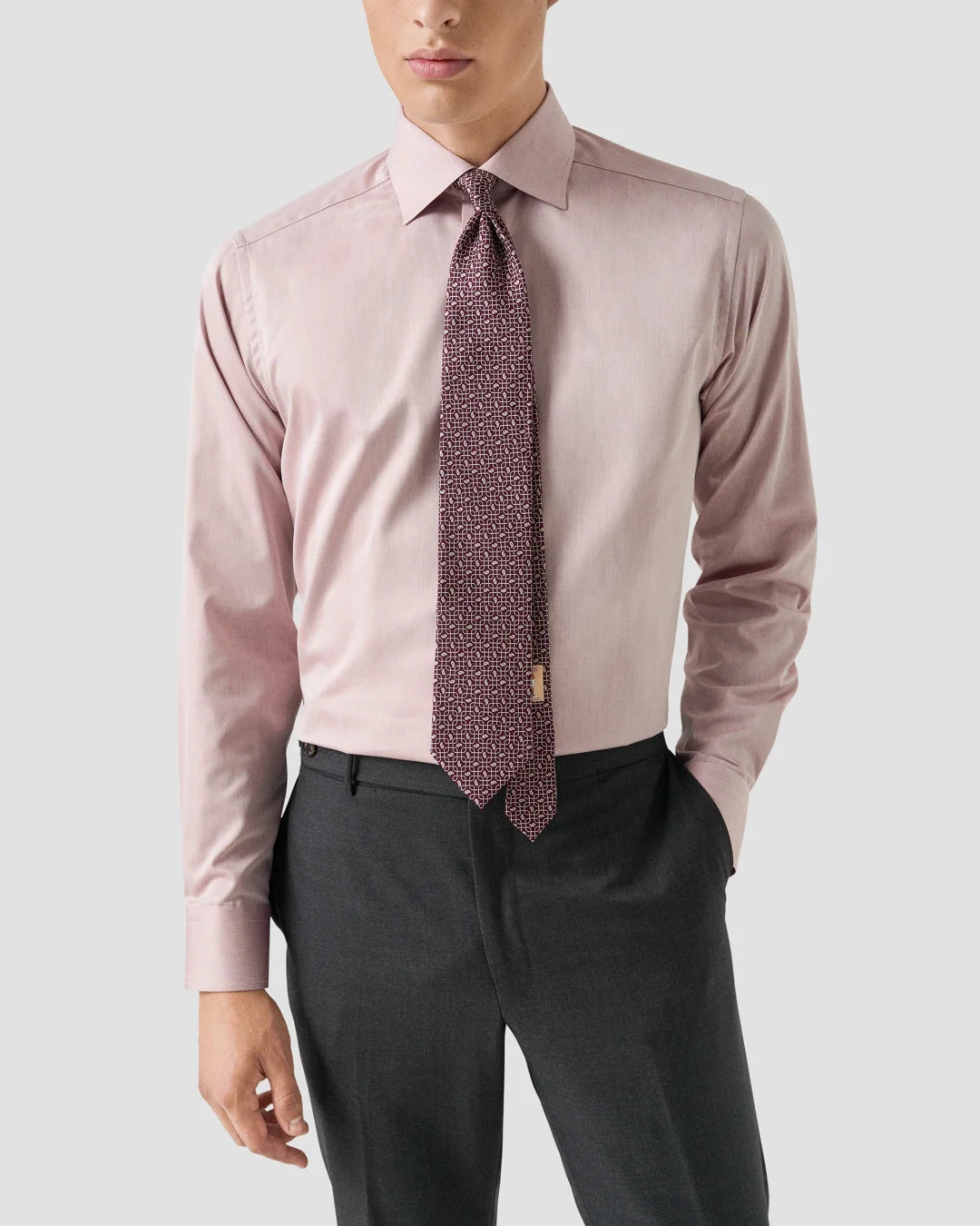 Eton Orange Signature Twill Shirt