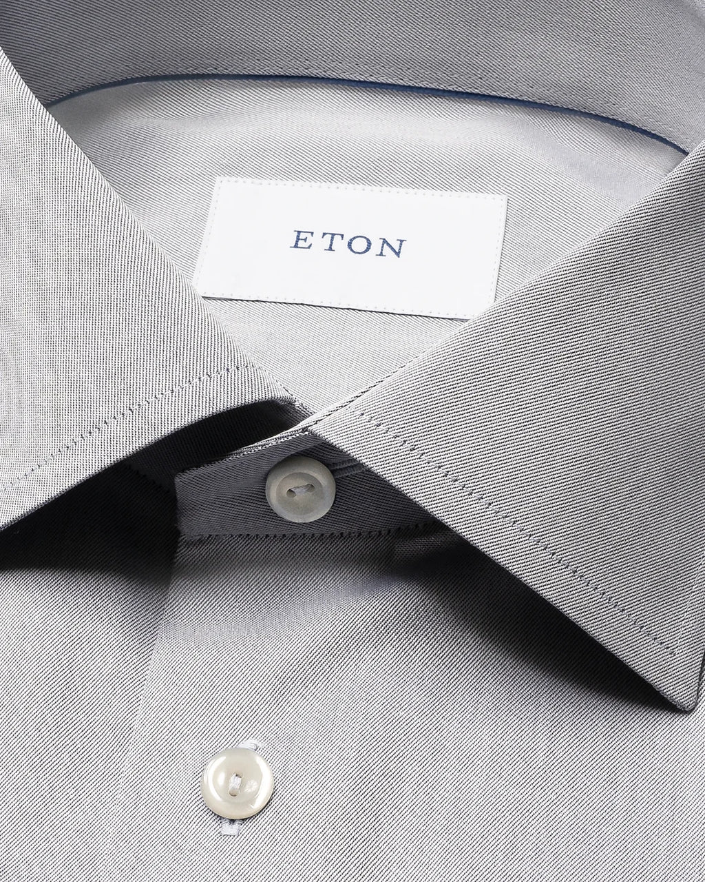 Eton Gray Signature Twill Shirt