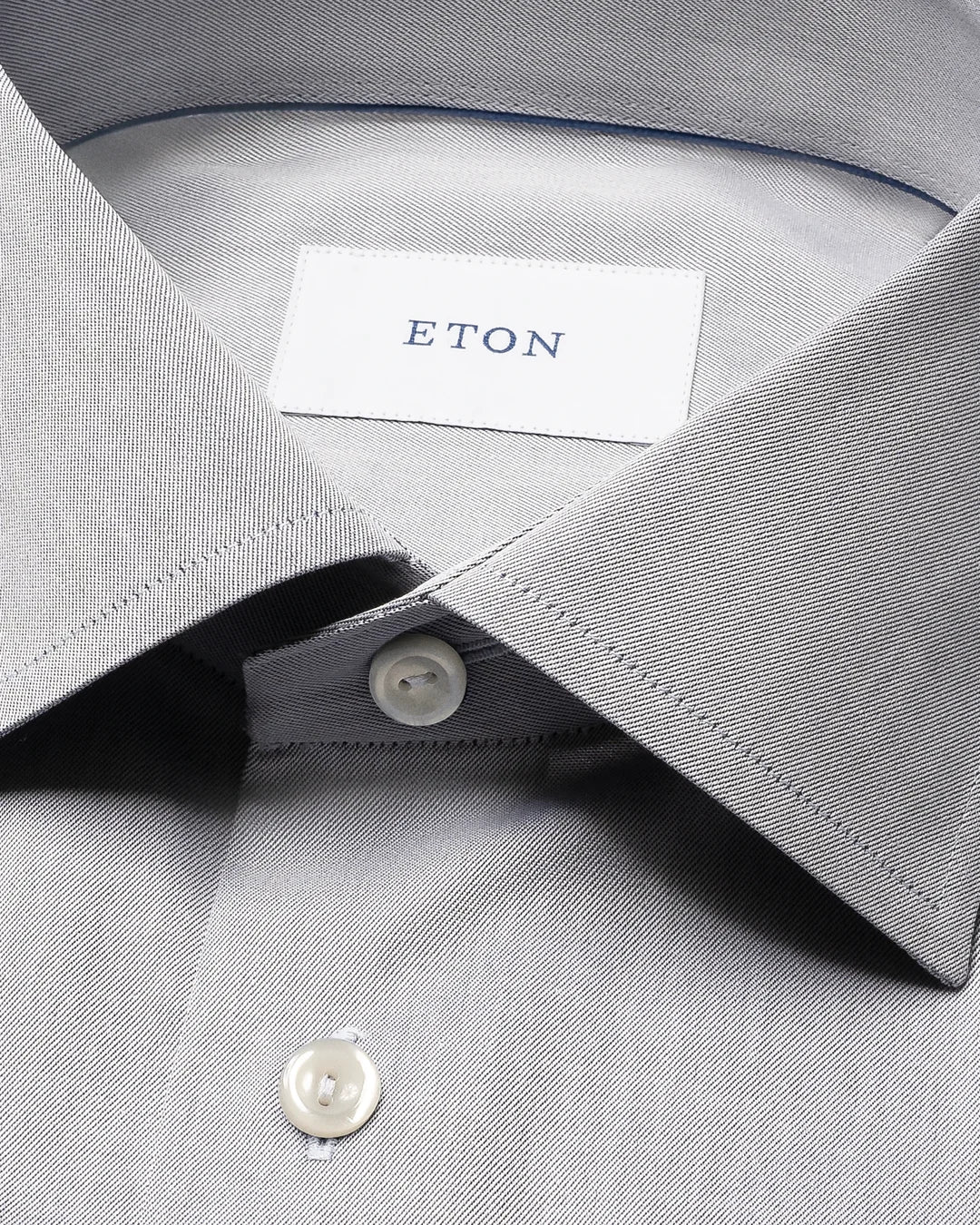 Eton Gray Signature Twill Shirt
