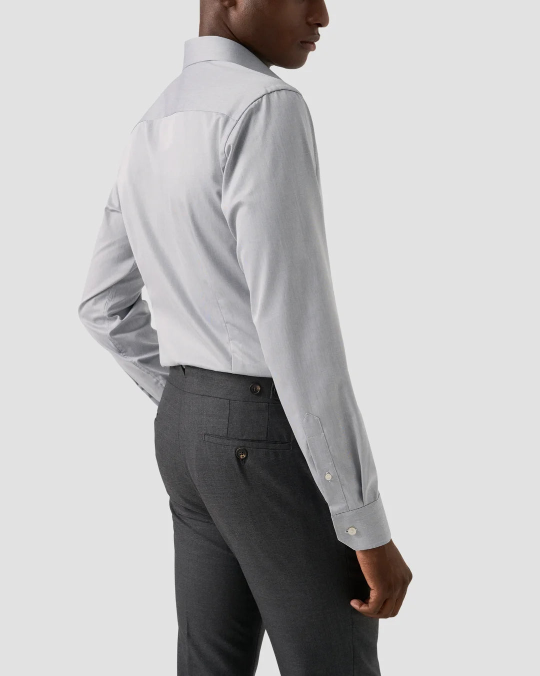 Eton Gray Signature Twill Shirt