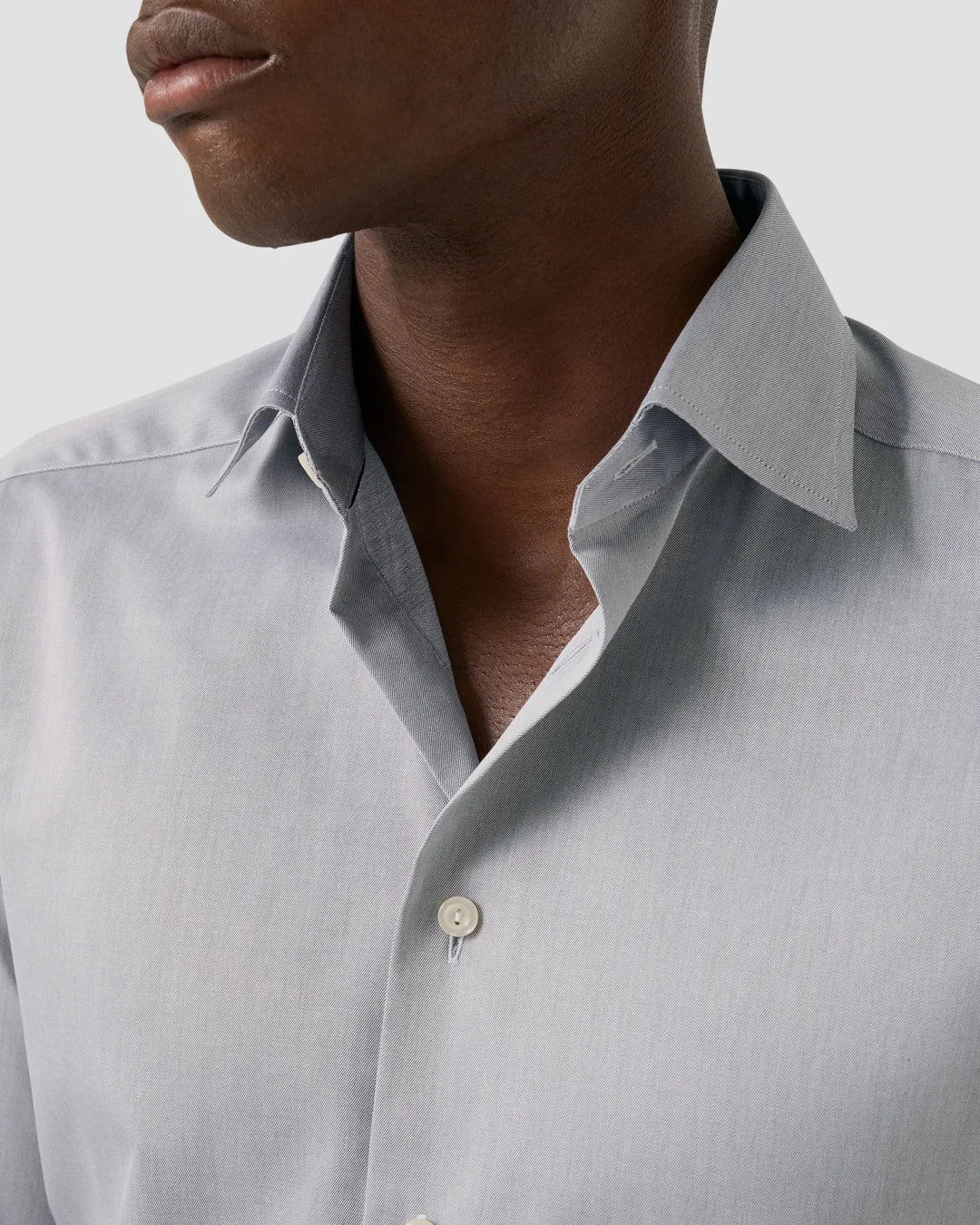 Eton Gray Signature Twill Shirt