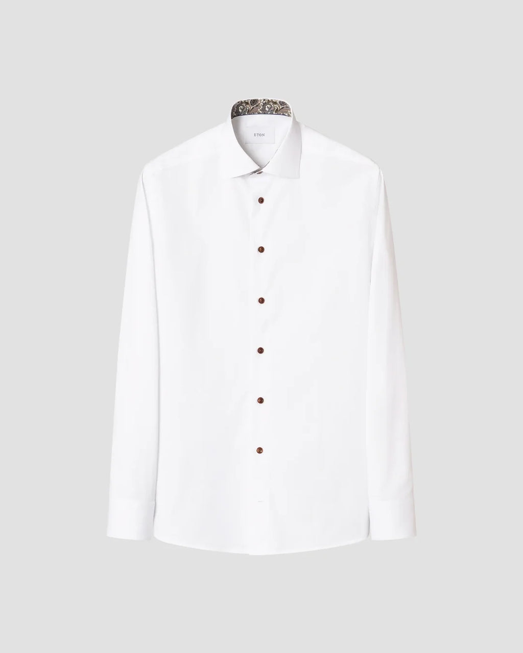 Eton Paisley Effect Signature Twill Shirt
