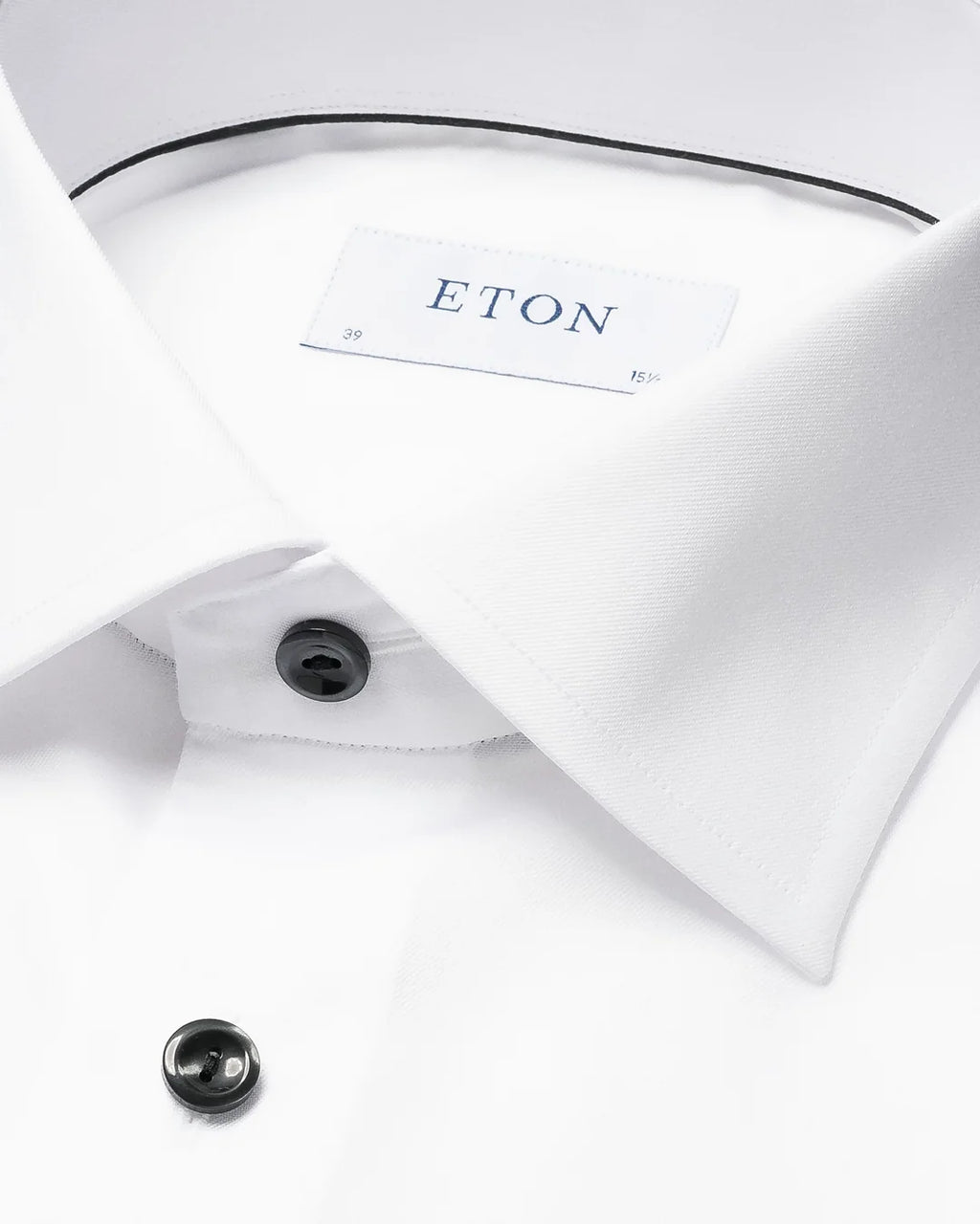 Eton Signature Twill Shirt with Black Details