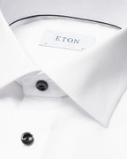 Eton Signature Twill Shirt with Black Details
