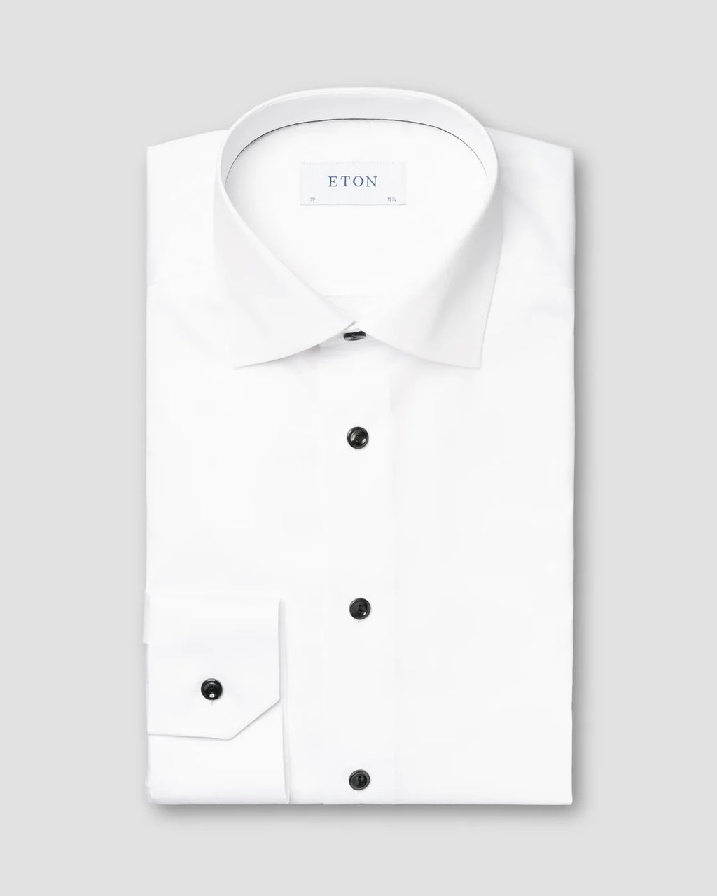 Eton Signature Twill Shirt with Black Details
