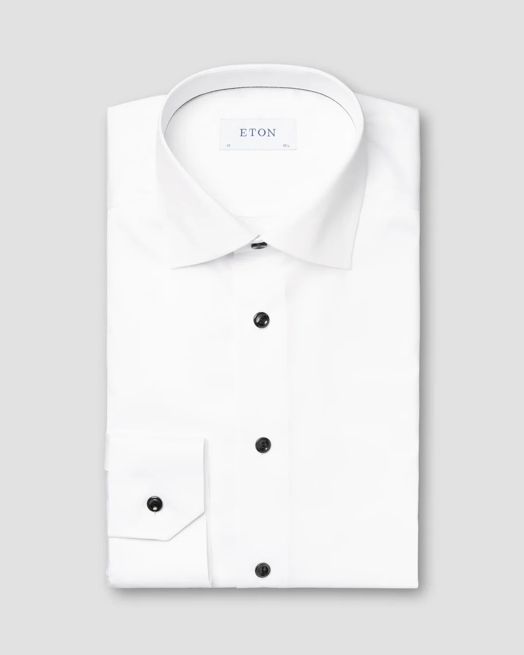 Eton Signature Twill Shirt with Black Details