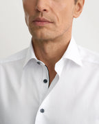 Eton Signature Twill Shirt with Black Details