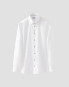 Eton Signature Twill Shirt with Light Blue Details