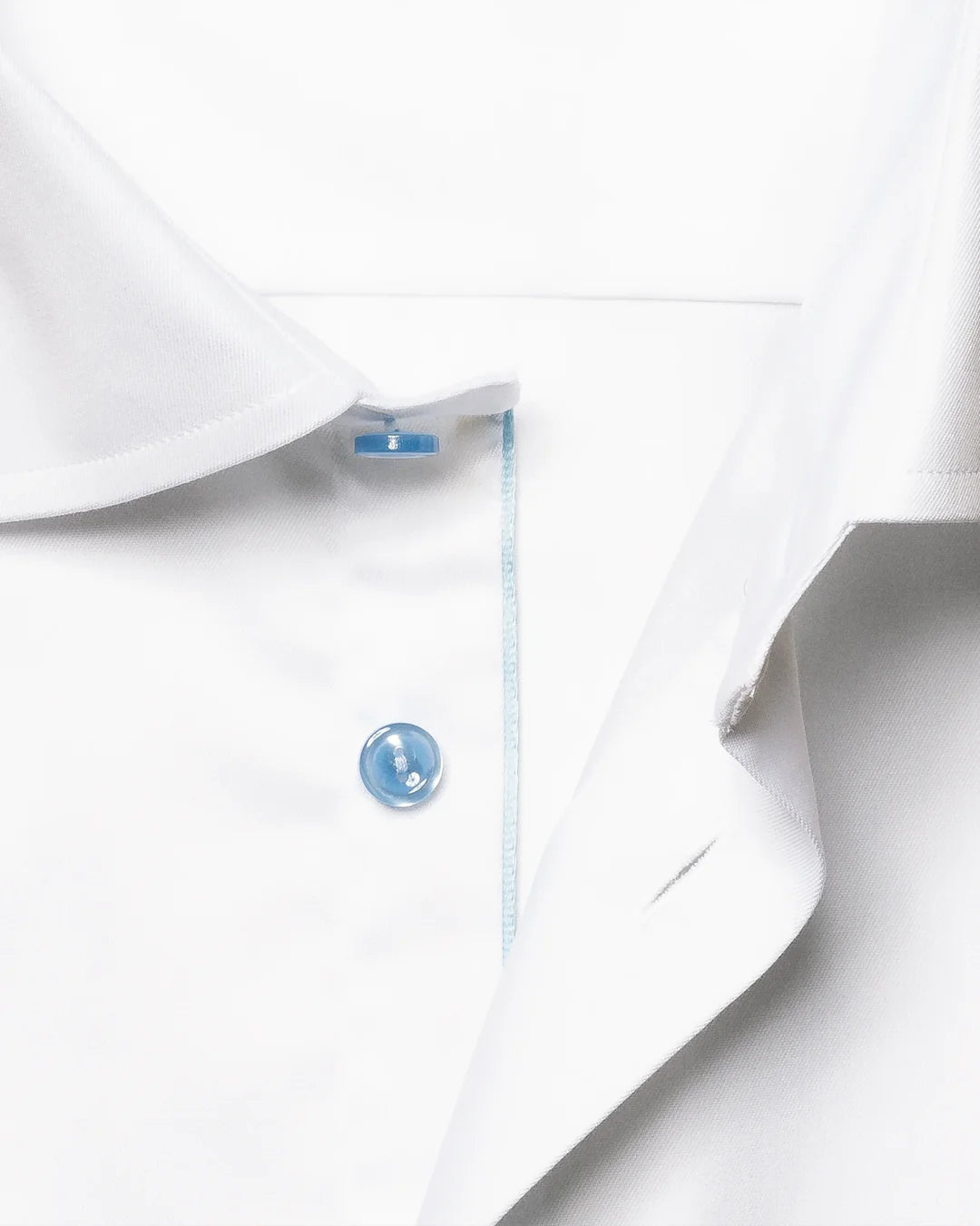 Eton Signature Twill Shirt with Light Blue Details