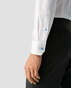 Eton Signature Twill Shirt with Light Blue Details