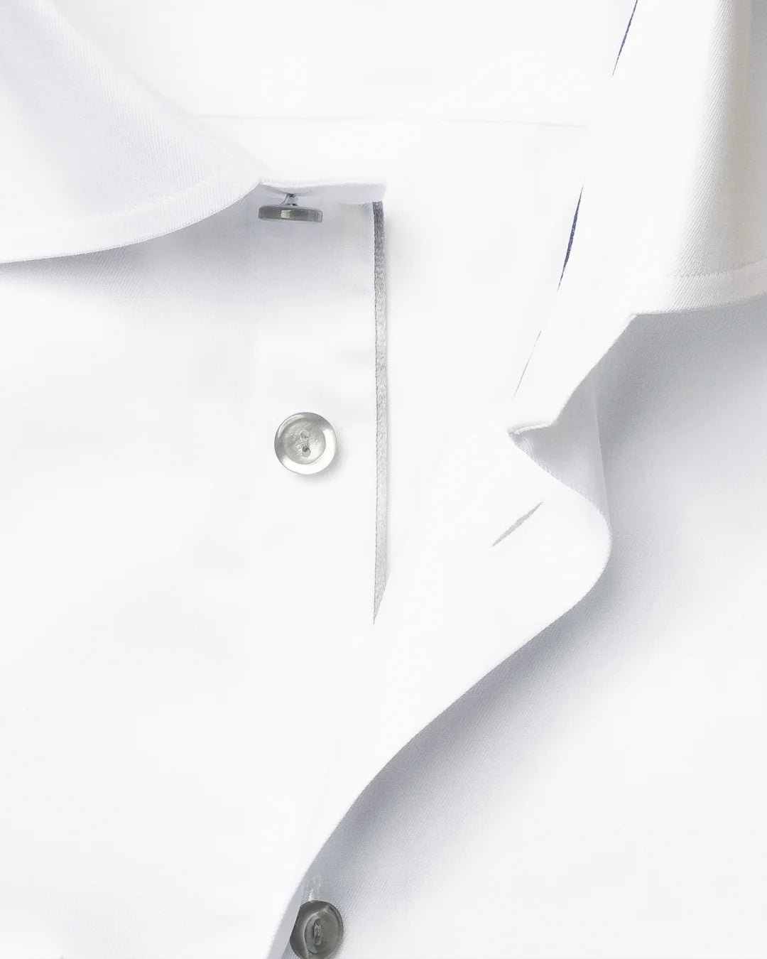 Eton Twill Shirt with Gray Detail