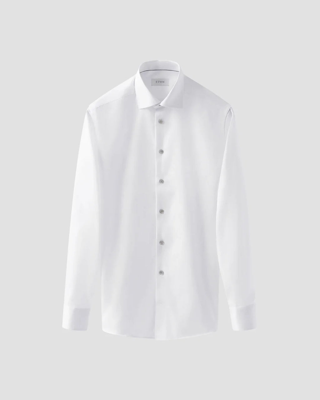Eton Twill Shirt with Gray Detail