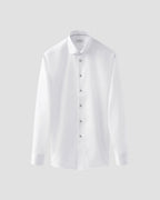 Eton Twill Shirt with Gray Detail