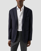 Eton Twill Shirt with Gray Detail